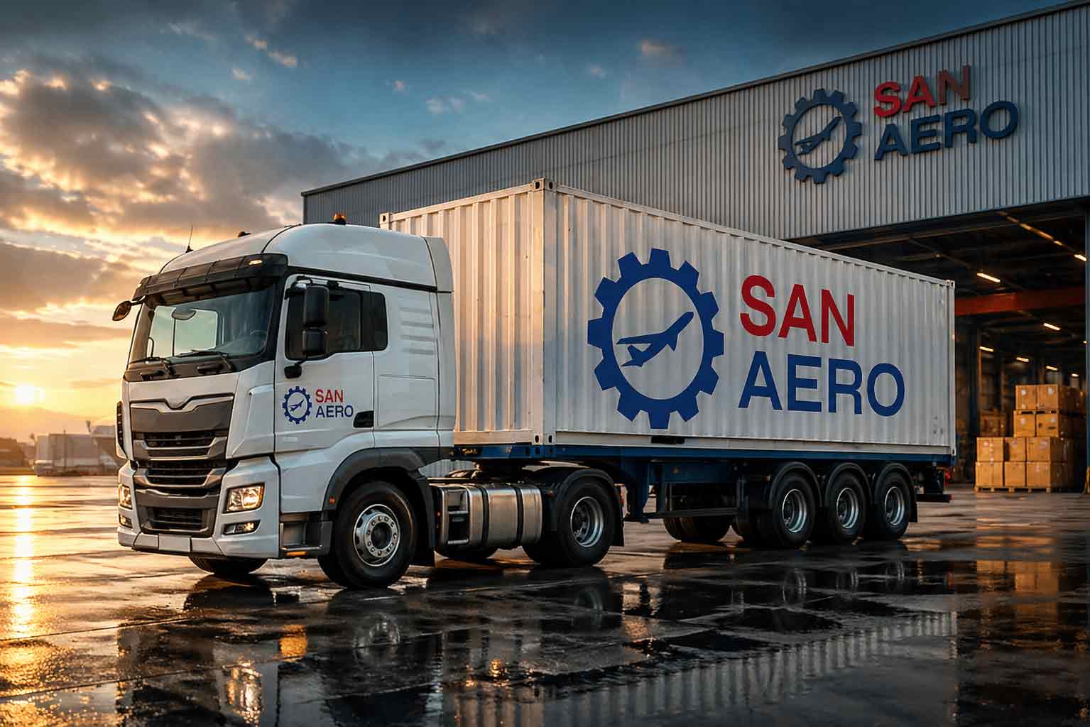 San Aero logo variations and lockups